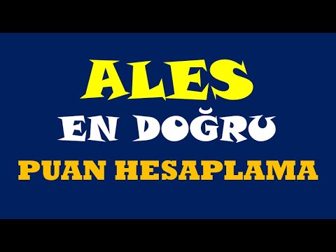ALES En Doğru Puan Hesabı | Bu Taktikle Puan Hesapla #ales