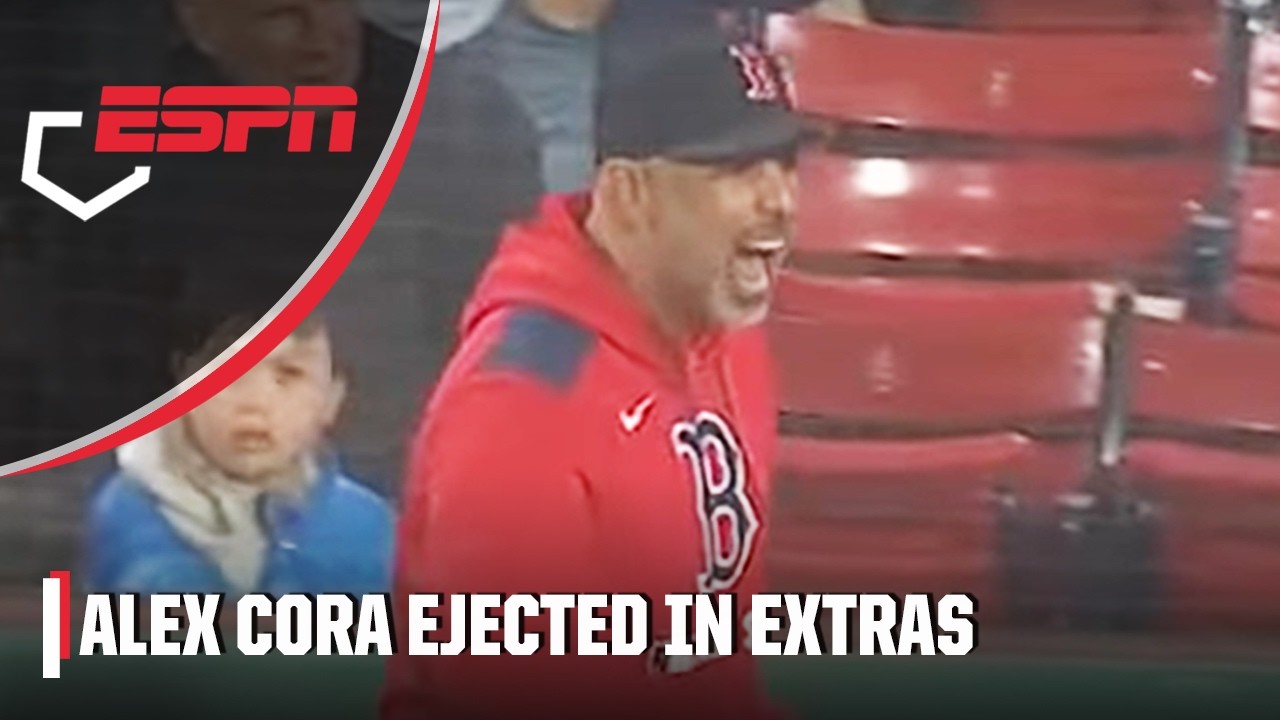 Alex Cora EJECTED in extra innings 🗣️ | ESPN MLB