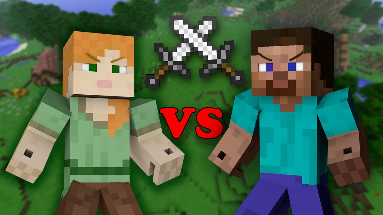 Alex VS Steve - Minecraft