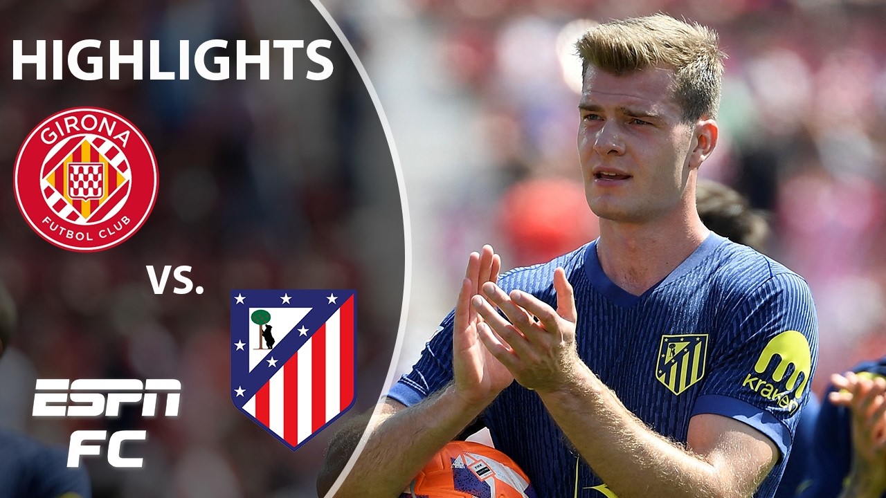 Alexander Sorloth HAT TRICK 😮 Girona vs. Atletico Madrid | LALIGA Highlights | ESPN FC