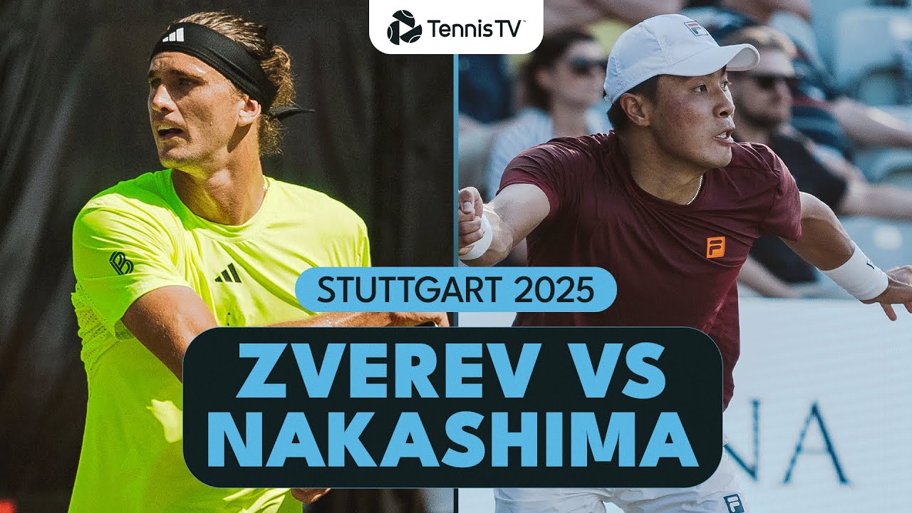 Alexander Zverev vs Brandon Nakashima Highlights | Stuttgart 2025