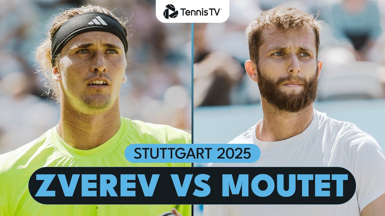 Alexander Zverev vs Corentin Moutet Highlights | Stuttgart 2025