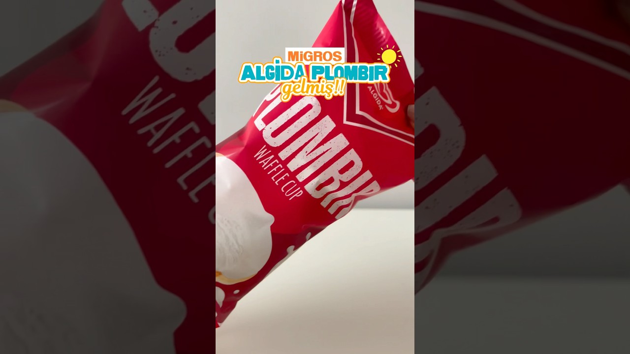 Algida Plombir • Waffle Cup❤️🍦 Ücretsiz #reklam (İşbirliğim yoktur.) #algidaplombir #wafflecup