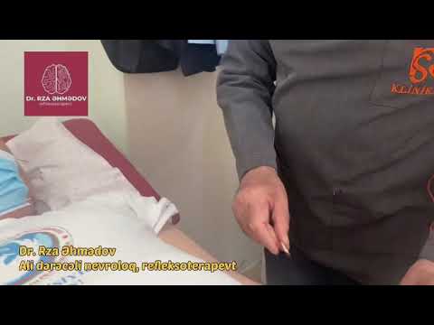 Ali dərəcəli nevroloq;refleksoterapevt Rza Əhmədov