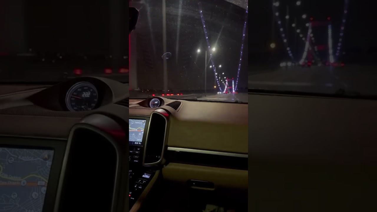 Ali Ensar Öz Porsche Cayenne Boğaz Köprüsü Gece Snap
