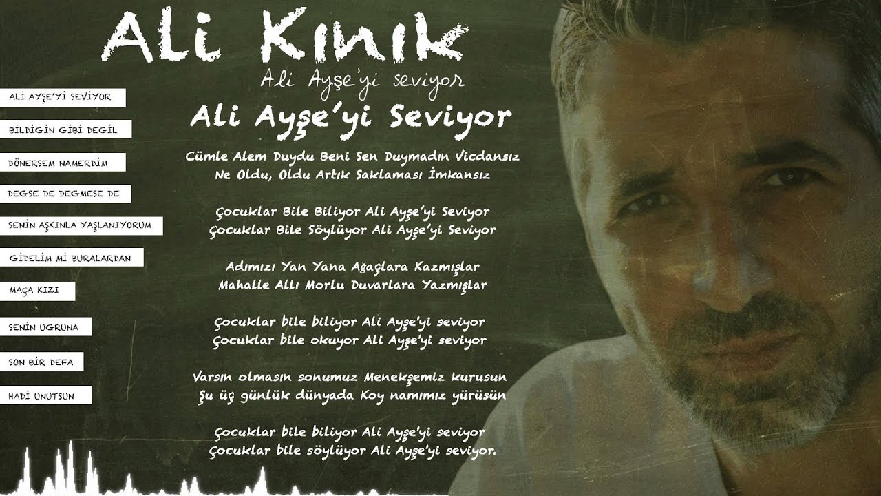 Ali Kınık - Ali Ayşe'yi Seviyor (Official Lyric Video)