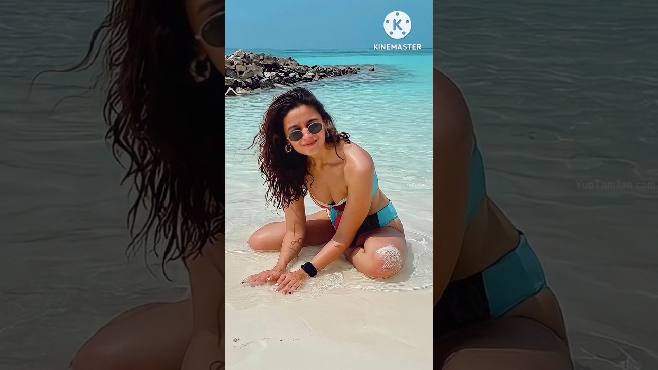 Alia bhatt in bikini on the beach! Alia Bhatt! #aliabhatt #shorts #virel #trending #romantic