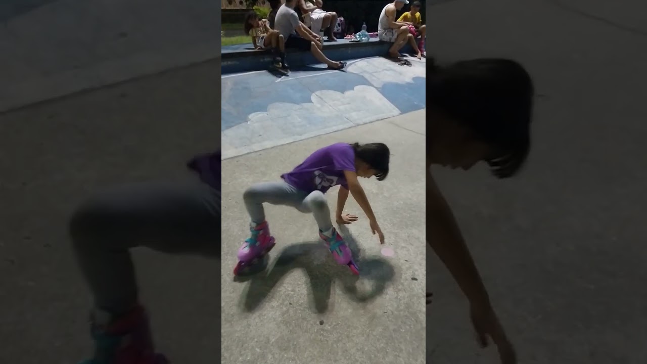 Alice fez uma monobra com o patins #patins