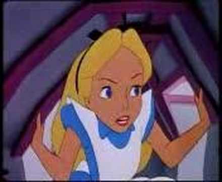 Alice In Wonderland (1951) - Young girl grows