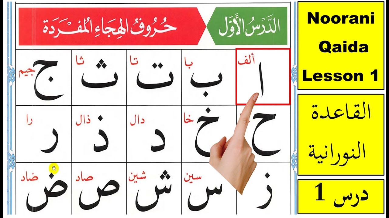 Alif Baa Taa | Qaida Noorania lesson 1 | Arabic Alphabet | Noorani Qaida Alif Baa | Arabic beginners