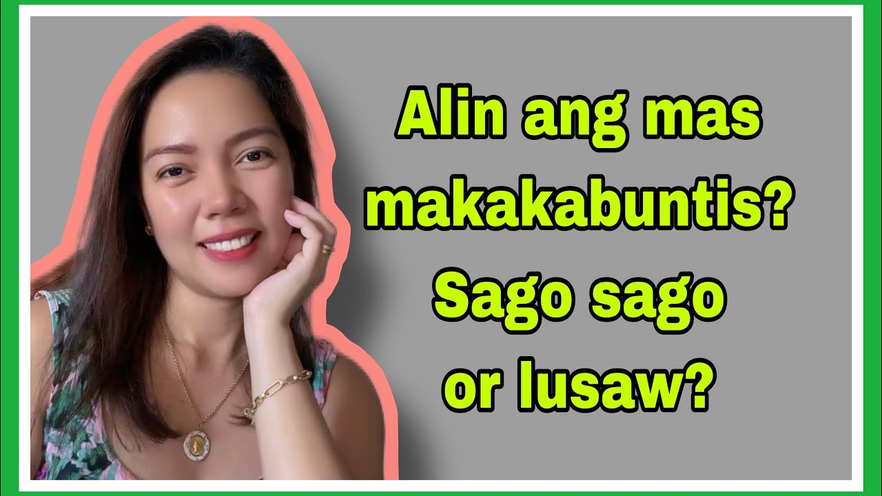 Alin ang mas makakabuo? Lusaw or buo buo?