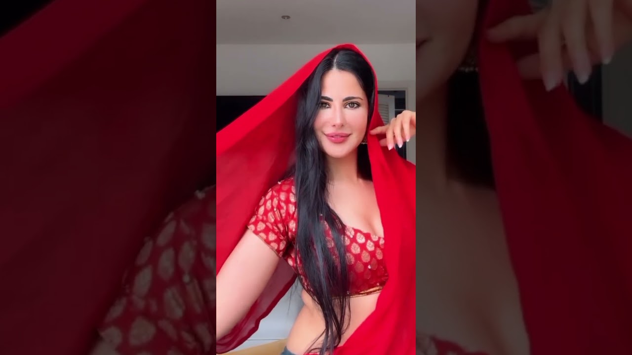Alina Rai In A Stunning Red Saree!