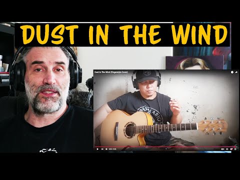 Alip ba ta dust in  the wind  fingerstyle cover reaction