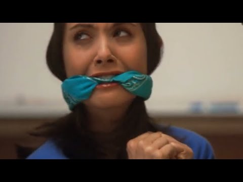 Alison Brie bound and gagged (feat. Joel McHale, Gillian Jacobs)