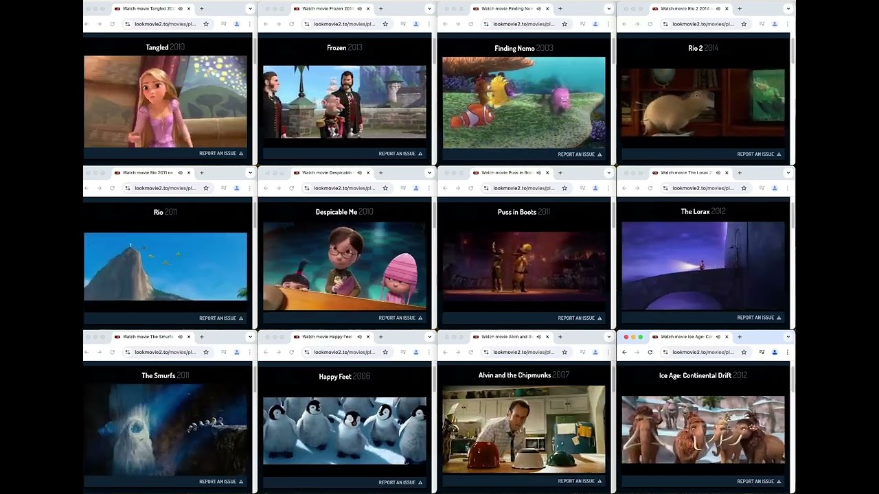 All 12 Movies Playing at the Same Time Vol. 4