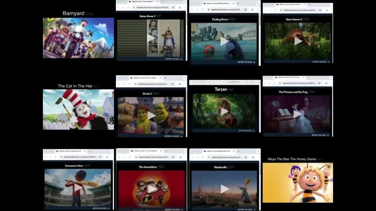 All 12 Movies Playing At The Same Time Vol. 7 @SuperLitPablo