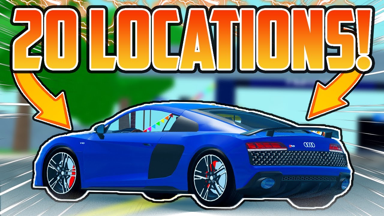 ALL 20 PART LOCATIONS For The AUDI R8 OWNERSHIP EVENT In Car Dealership Tycoon! (CHALLENGE METHOD!)