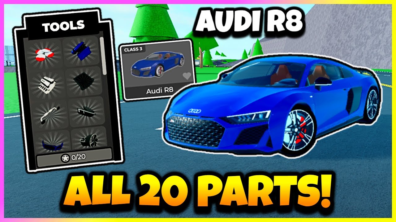 ALL 20 PART LOCATIONS in Car Dealership Tycoon! (AUDI R8 BARN FIND 2025) [ROBLOX]
