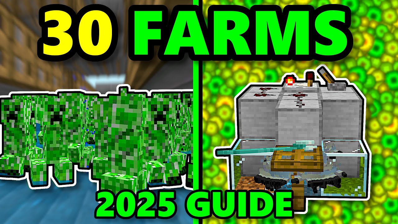 ALL 30 BEST Minecraft Bedrock 1.21 FARMS | NEW 2025 FULL GUIDE!
