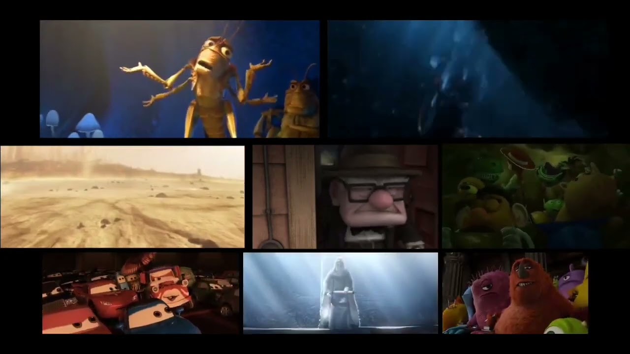 All 8 Disney DVD Era Pixar Movies at Once (12/95)