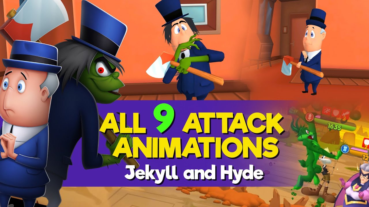 All 9 attack animations! I Jekyll and Hyde | Looney Tunes World of Mayhem