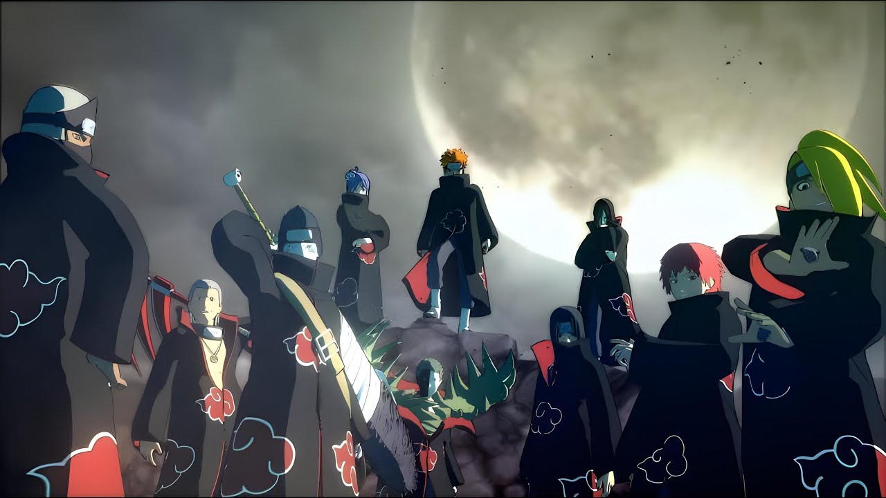 ALL AKATSUKI MEMBERS IN ONE FRAME #anime #naruto  #edit #evil #akatsuki #tiktok  #itachi #trending