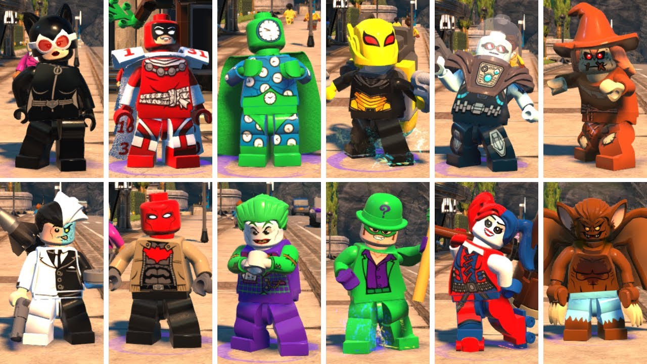 All Batman Villains Characters in LEGO DC Super-Villains (With DLC)