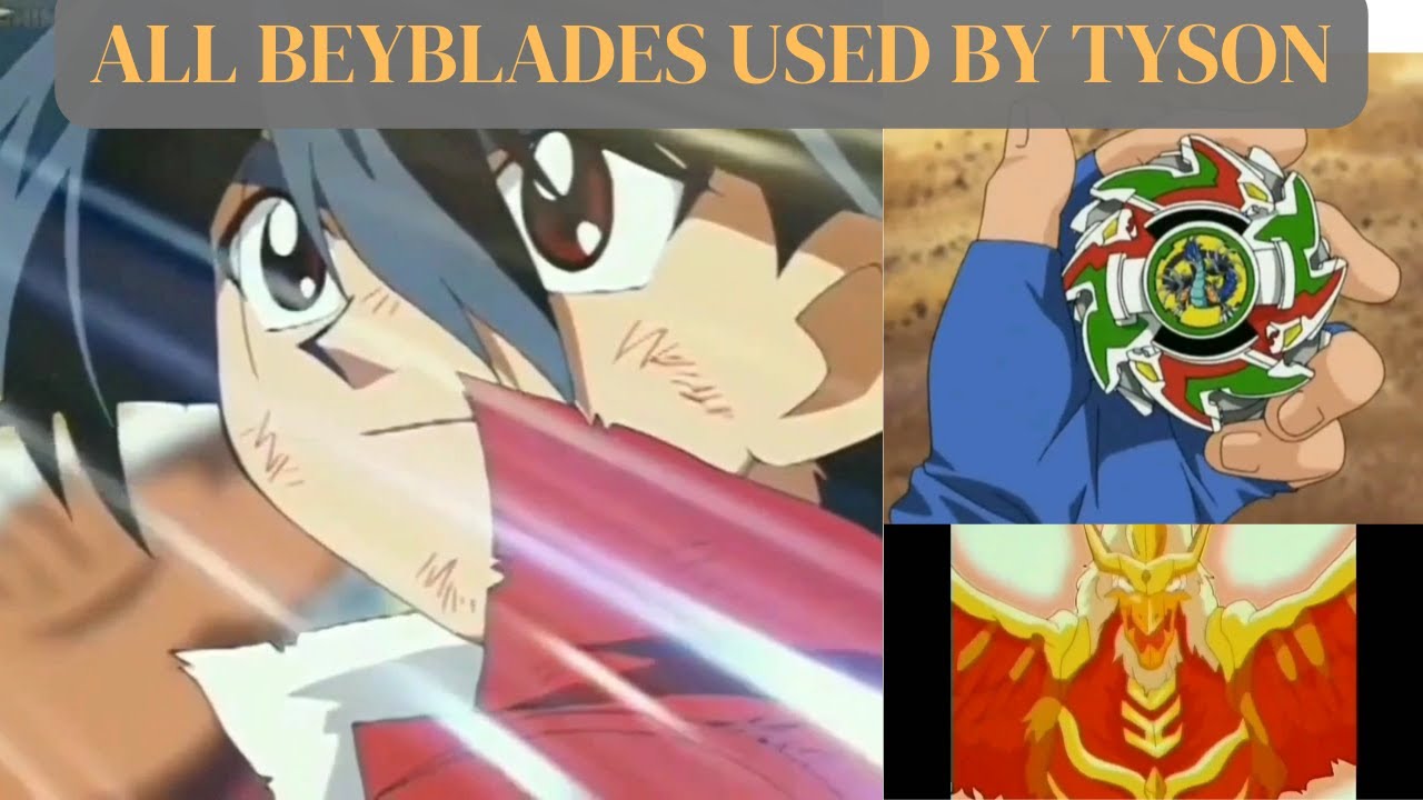 All Beyblades Used by Tyson