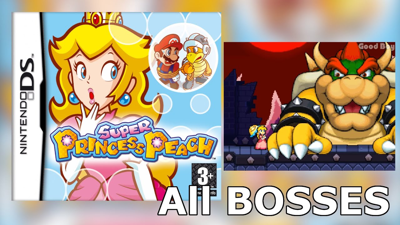 All Bosses of Super Princess Peach. [2005] (Ninteno DS)