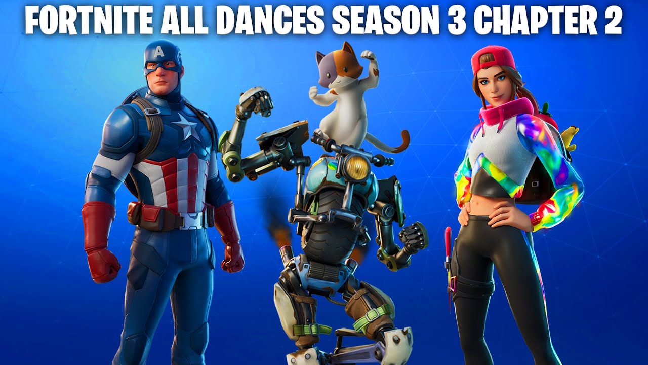 All Dances Season 3 Chapter 2 Fortnite