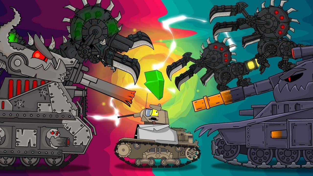 ALL EPISODES of Italian Scientist in Leviathan World and Morok + Bonus Ending - Cartoons about Tanks