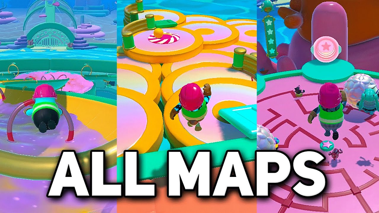 ALL Fall Guys SS3 Maps Tips & Tricks (Sunken Secrets)