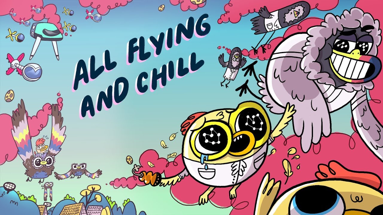 ALL FLYING AND CHILL (Space Chickens In Space)