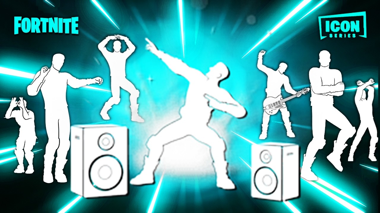 ALL FORTNITE ICON SERIES DANCES & EMOTES