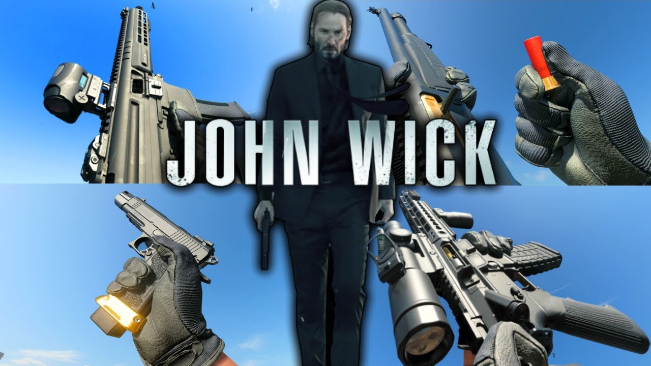 All JOHN WICK Weapons Loadouts & Pick Ups in Call of Duty (Real Names, Animations & more..)