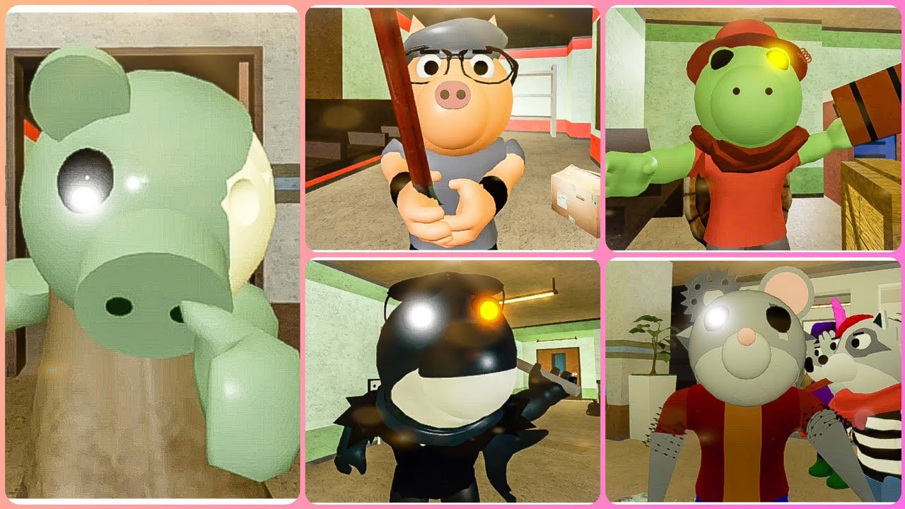 ALL JUMPSCARES IN EXTREME METRO PIGGY BY CRISTIANPANDA1991.