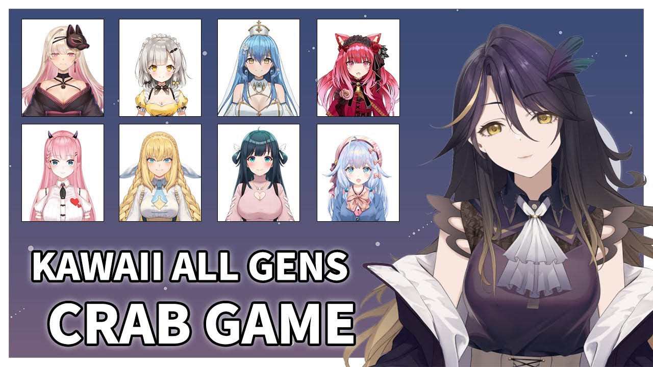 【ALL KAWAII COLLAB】Crab Game!!【Lua Asuka | production kawaii】