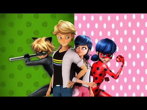 All kisses (or almost kisses) ~ Marinette (Ladybug) & Adrien (Cat Noir) ~ (S1 ~ S4)