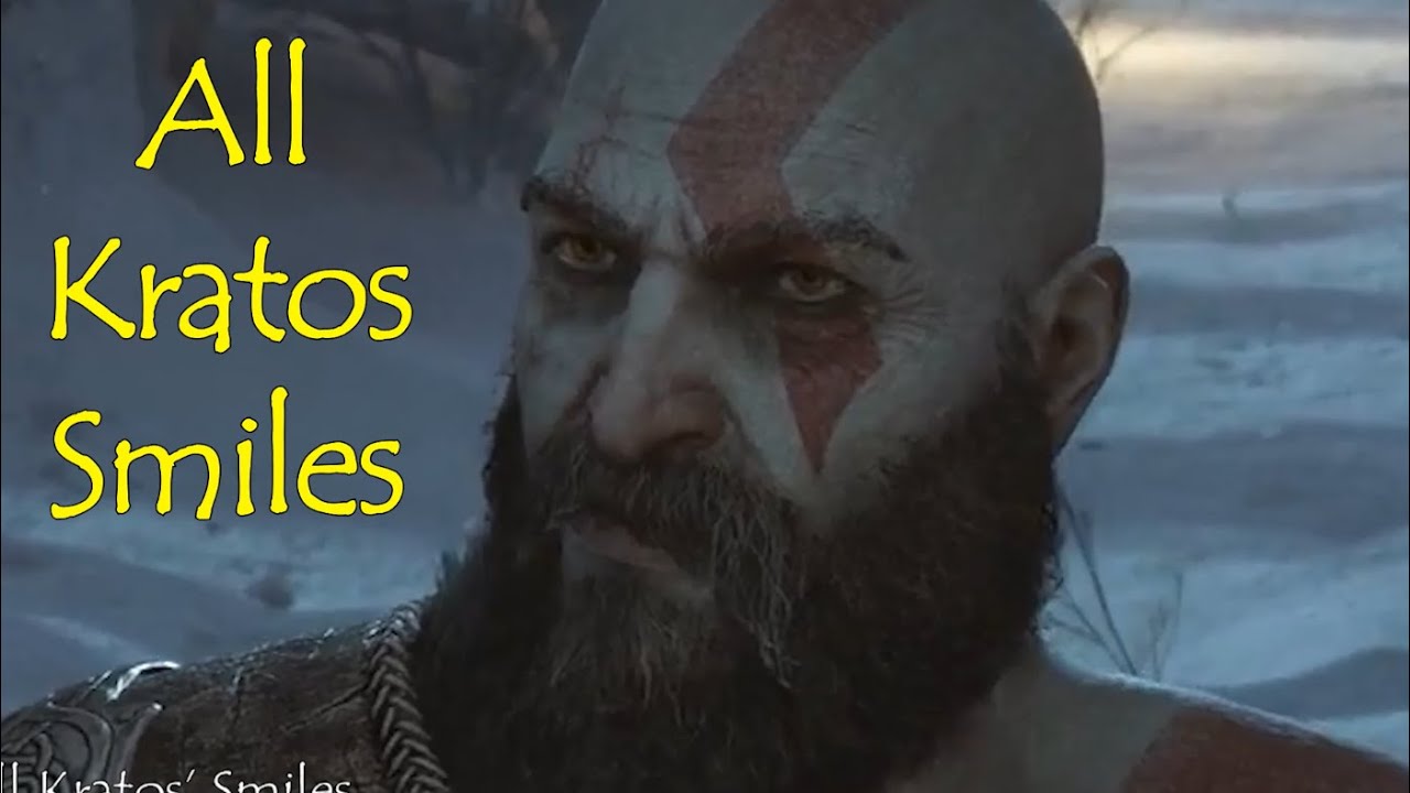 All Kratos' Smiles from Ascension to Ragnarok