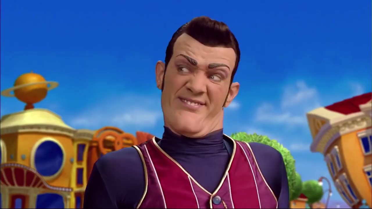 All Lazytown Episodes but only when Robbie Rotten says 
