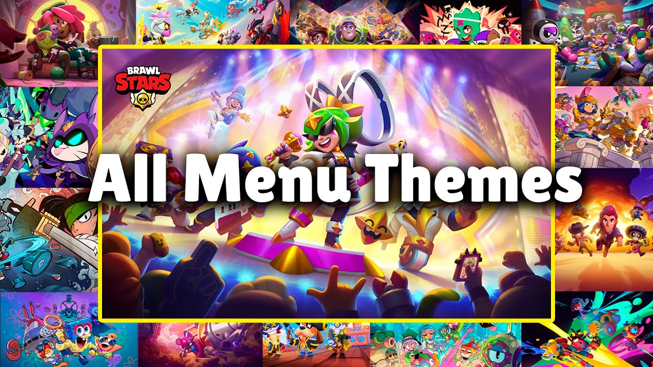 All Menu Themes in Brawl Stars (2017 — FEBRUARY 2025) | #ToyStory X #BrawlStars