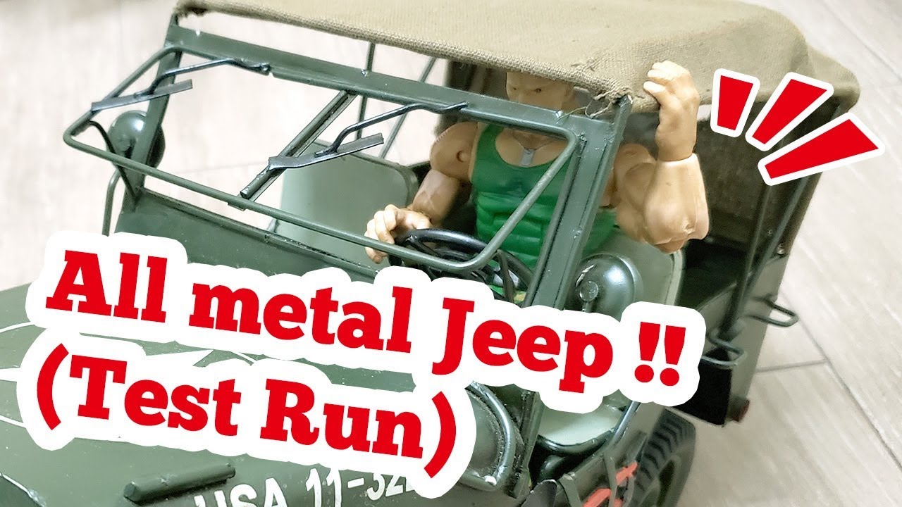 All metal body Willys jeep build (Test run) (Starring JJRC Q65)