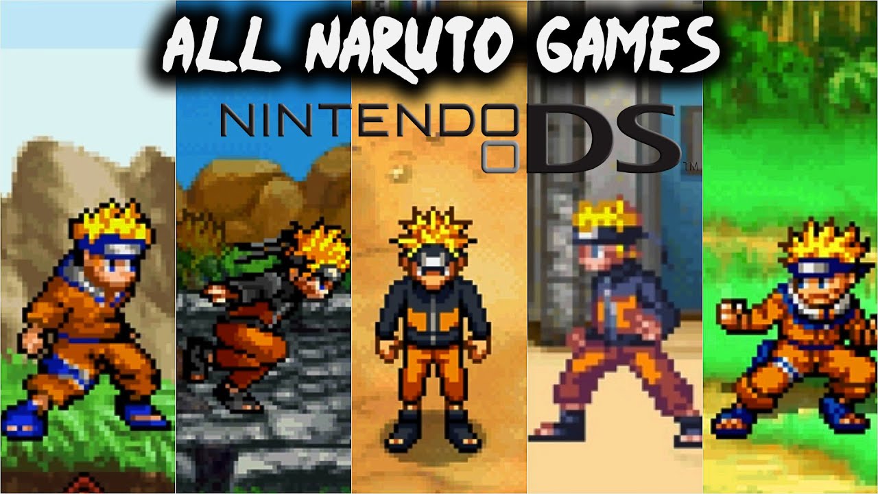 All Naruto Games for NDS (Nintendo DS)