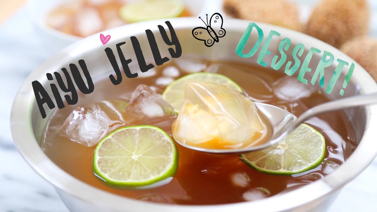 All Natural Aiyu Jelly  (愛玉) ♥  Healthy Summer Dessert Recipe