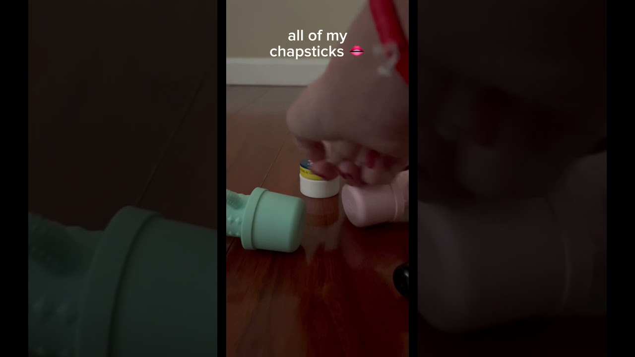all of my chapsticks 💄 #shorts #chapstick #challenge
