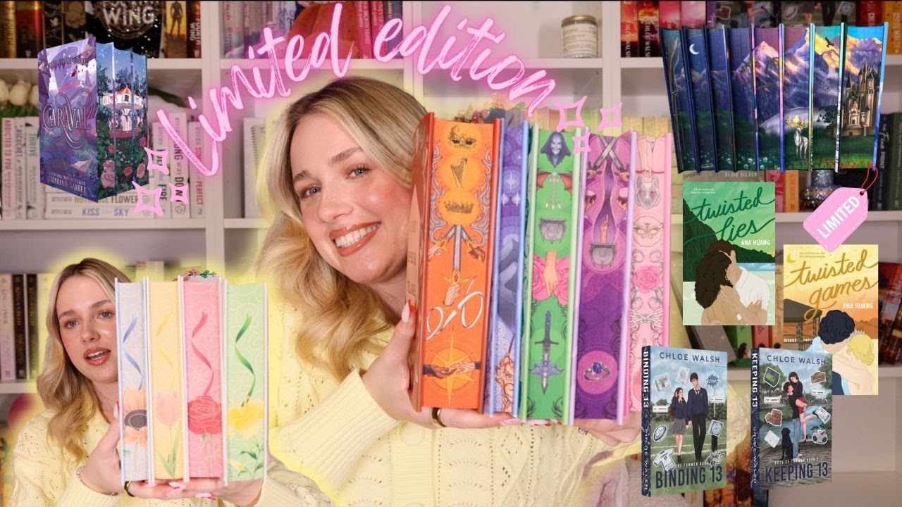 ALL OF MY LIMITED EDITIONS BOOKS/ I definitely have a book buying problem...