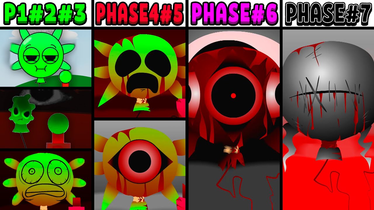 All Phases in New Incredibox Sprunki 4 of Bally: From Phase 1 to Phase 7