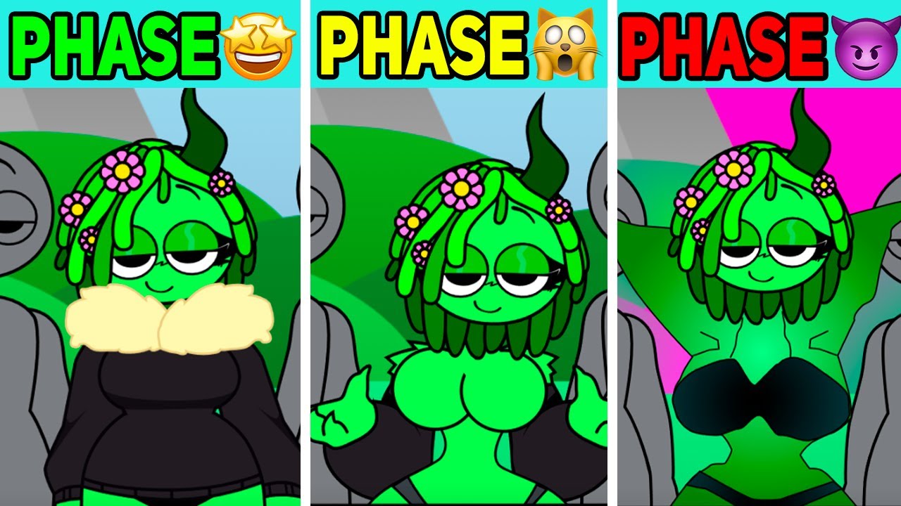 All Phases of NEW Human VINERIA in New SUS Incredibox Sprunki Retake : From Phase 1 to Phase ???