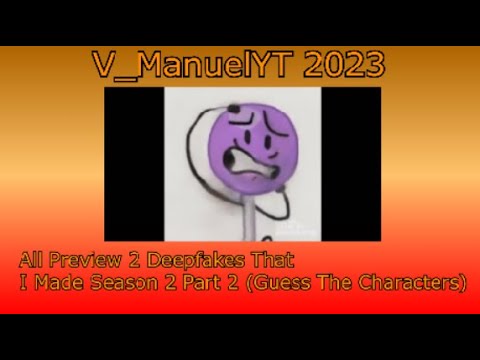 All Preview 2 Deepfakes That I Made Season 2 Part 2 (Guess the Characters)