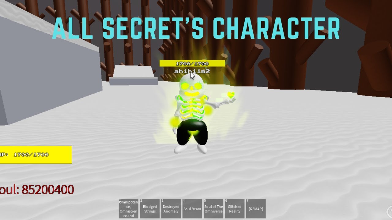 All secret characters in Undertale Multiversal Calamity